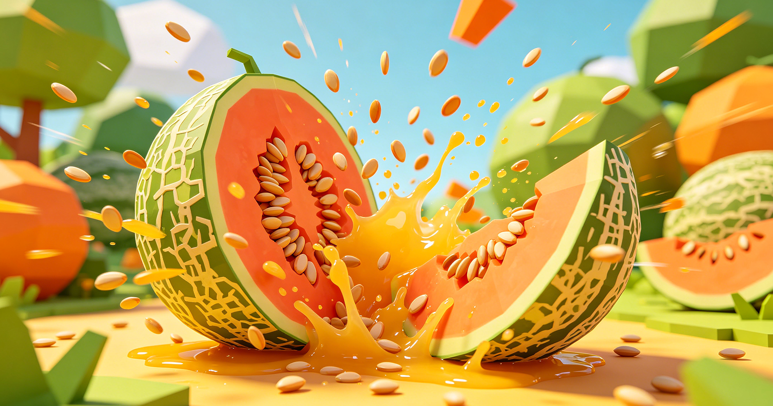 Gravity Fruit Chopper: Melon Burst Crush Image 2