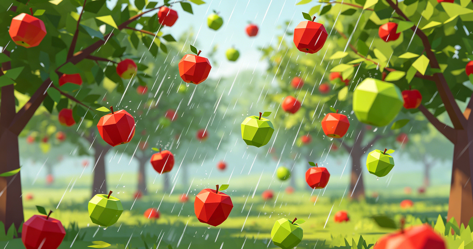 Orchard Gravity Splice: Apple Rain Shower Image 2