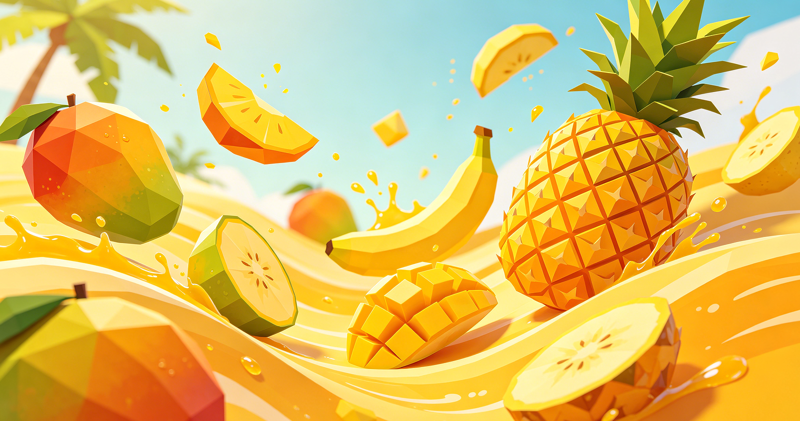 Gravity Knife: Tropical Fruitfall Wave Image 2