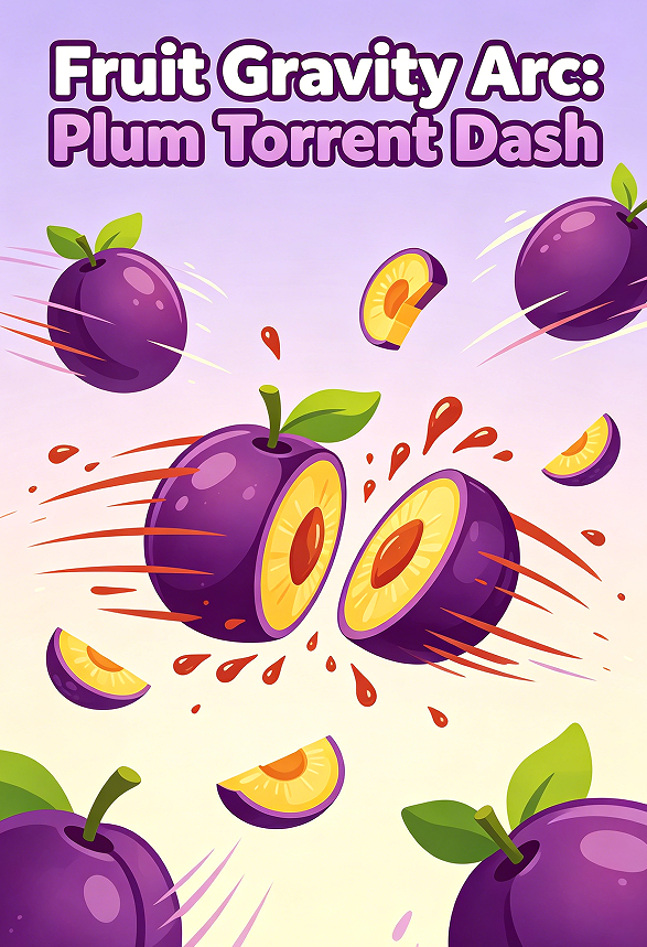 Fruit Gravity Arc: Plum Torrent Dash