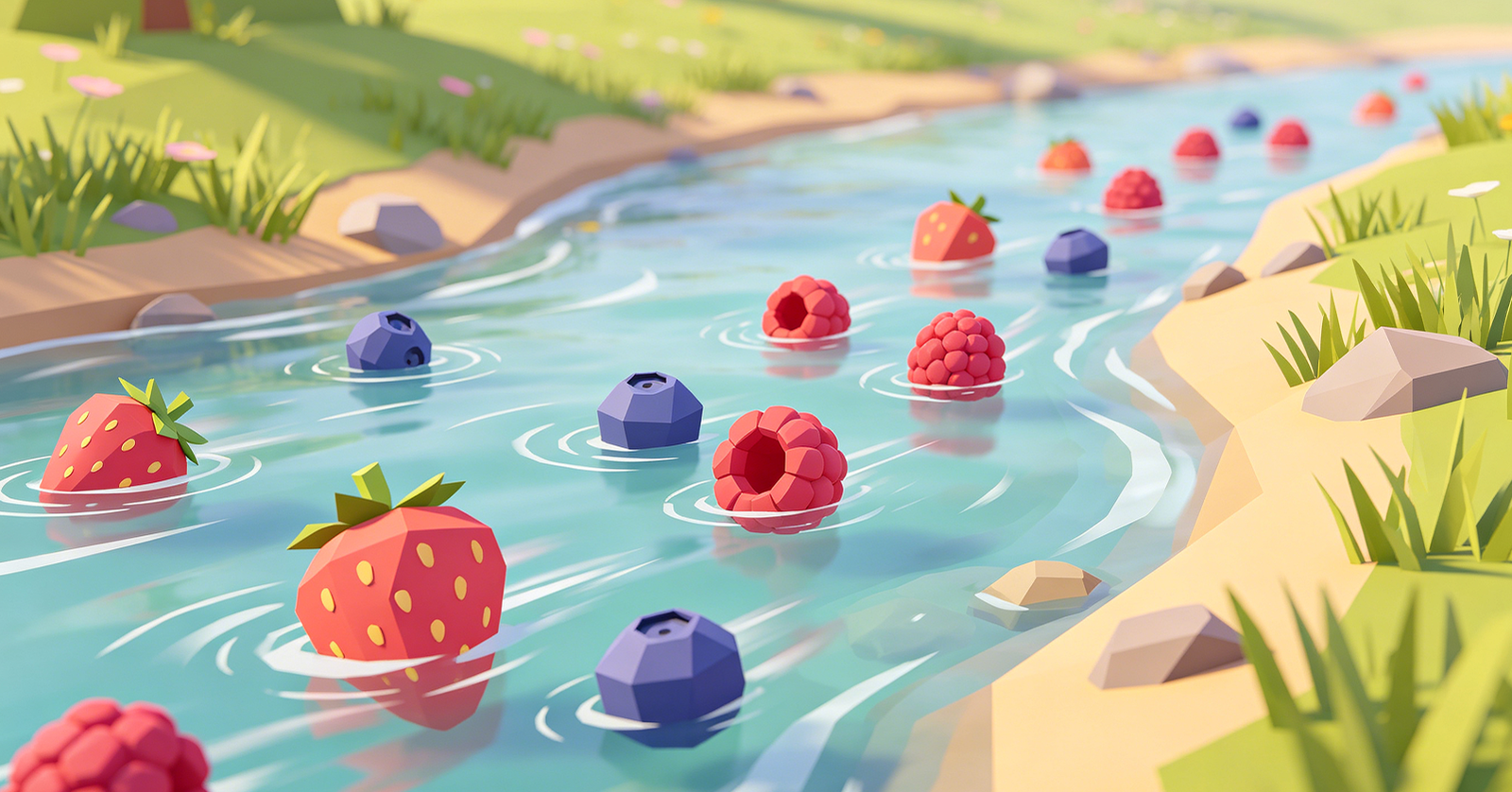 Berry Gravity Stream: Riverbank Mix Drift Image 2